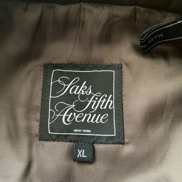 New Mens Saks Fifth Avenue Jacket Coat - Picture 4 of 4